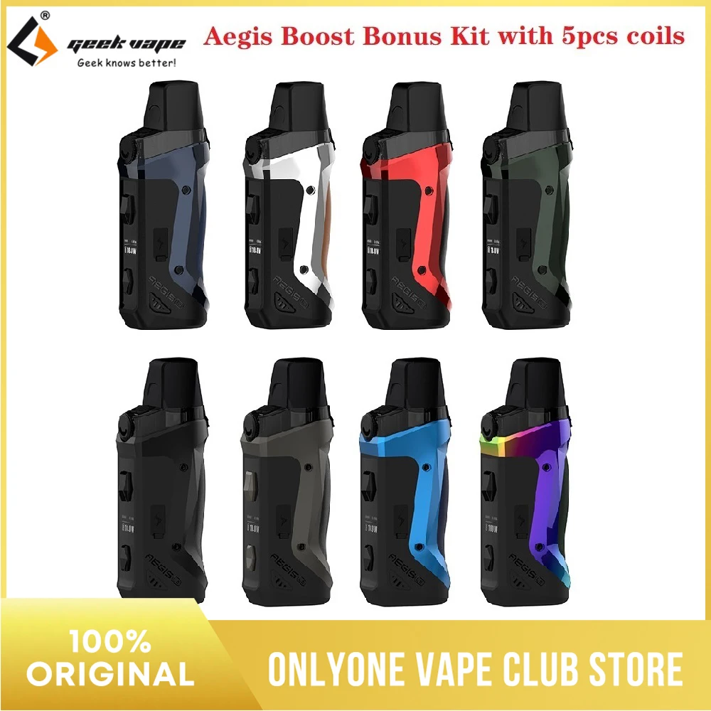Набор для вейпа Geekvape Aegis Boost электронная сигарета с аккумулятором 1500 мАч и баком 3 7