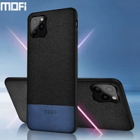 case for iphone11 case mofi original cover for iphone 11 pro max fabric shockproof silicone coque capas for apple 11 pro case