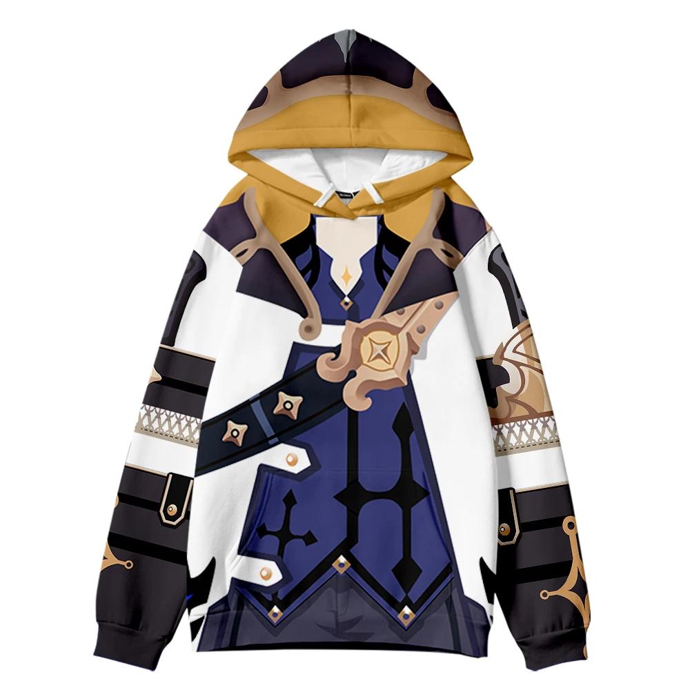 

Genshin Hoodie Fall Winer Suit Hoodies Sportswear Women/men The Hooded 3D Coat Kawaii Japan Genshin Impact Albedo 3D Casual