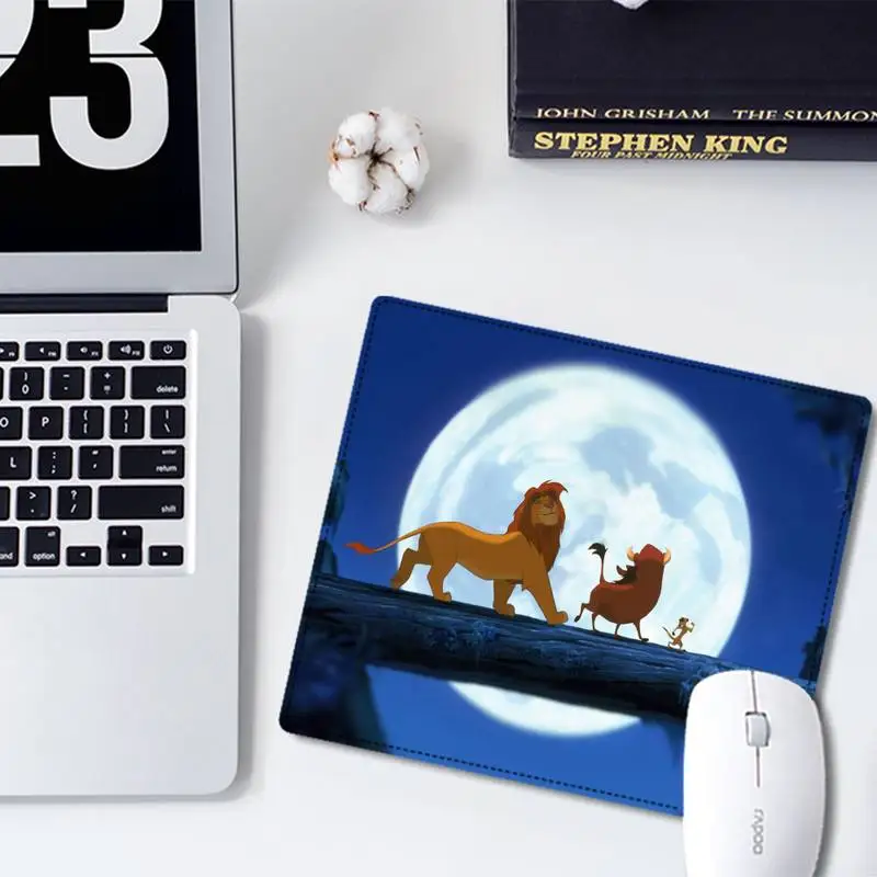 Дизайнерский офисный коврик lion king simba нескользящий для мыши игровой маленького