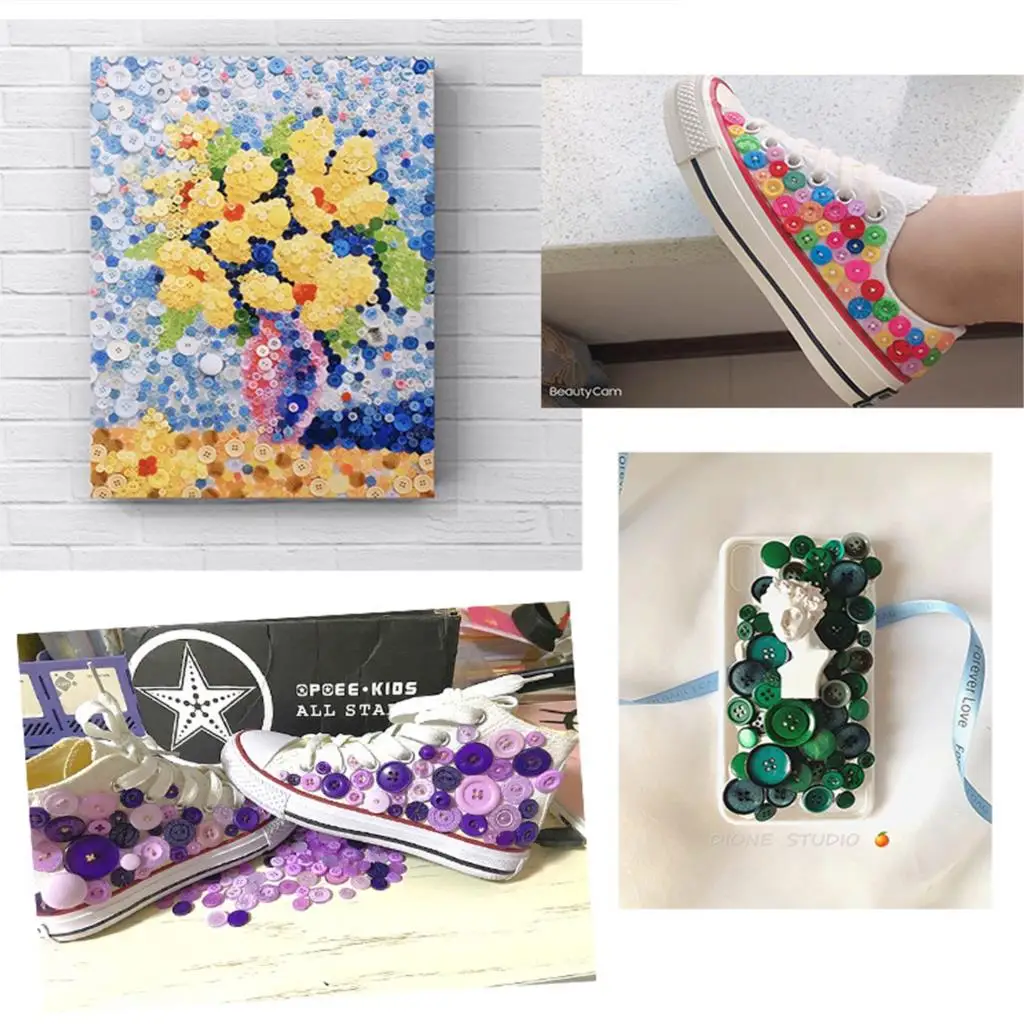 

300-660 PCs Round Resin Sewing Buttons Snaps Button Fasteners Bag Folder Dark Buckle Button Garment Accessories For Baby Clothes