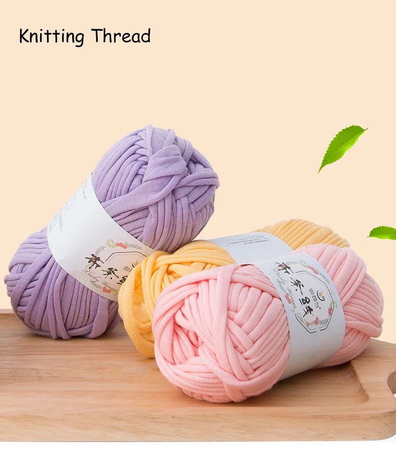 Горячая Распродажа 32 м Мягкая вязаная крючком пряжа трикотажная нить ткань