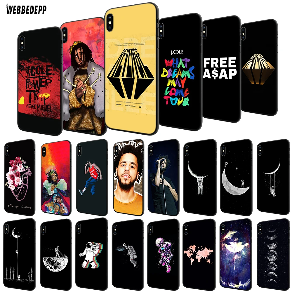 WEBBEDEPP J Cole Rapper TPU чехол для Apple iPhone 6 6S 7 8 Plus 5 5S SE X XS MAX XR мягкий чехол|Бамперы| |
