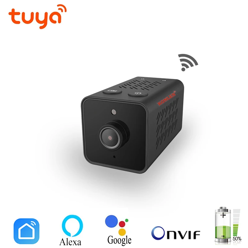 

Tuya 1080P Mini IP Camera WIFI CCTV Nanny Cam Battery Night TF Video Camcorder Audio Home Security Smart life Alexa Google Home