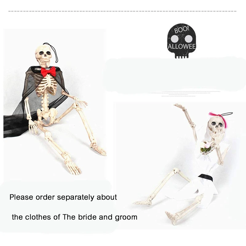 16 дюймовые модели или скелетные игрушки на Хэллоуин украшение крепкий скелет