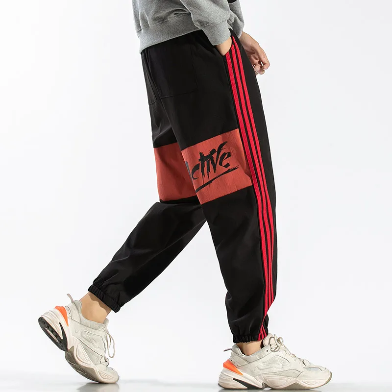 Мужские высококачественные Брендовые мужские штаны для фитнеса повседневные