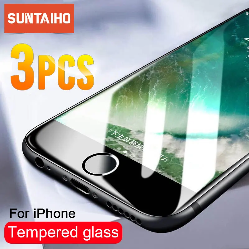 Закаленное стекло для iPhone 12 11 Pro Max XR XS X 13 Защитное экрана 7 8 5s 6 6S Plus SE 2020 стеклянная