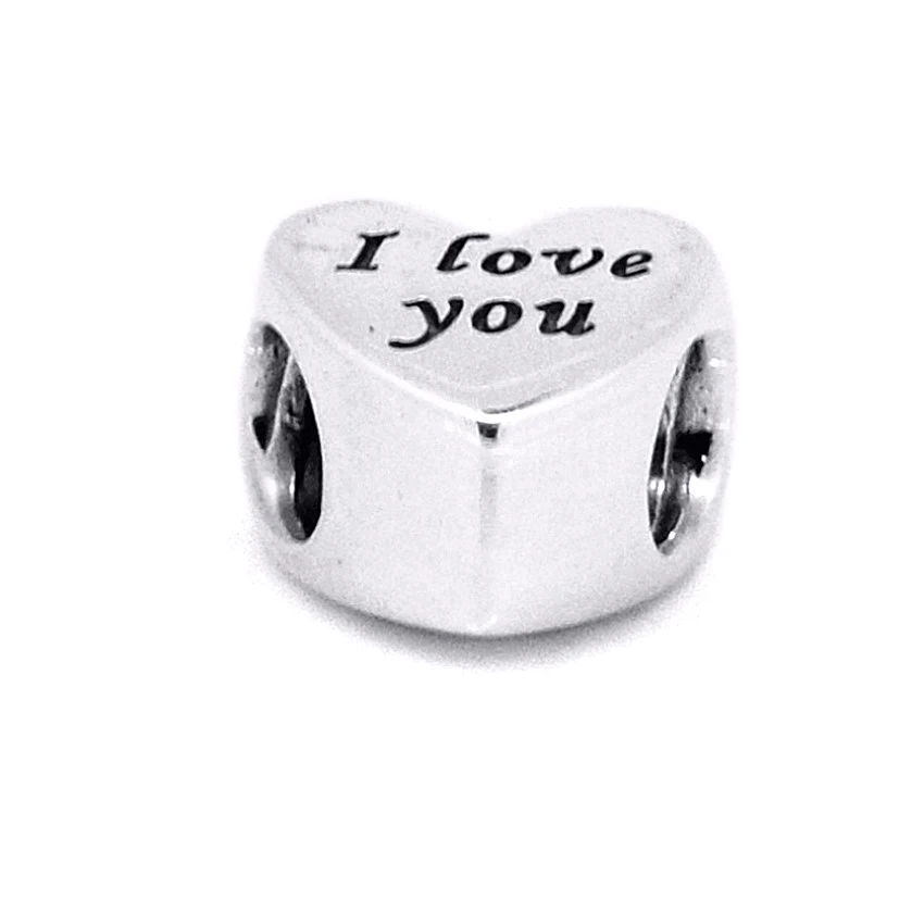 

Fits for Pandora Bracelets Words of Love Charms 100% 925 Sterling Silver Beads Free Shipping