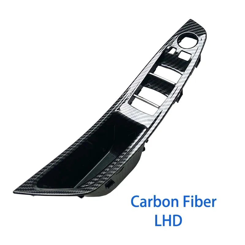 Новинка Автомобильный интерьер из углеродного волокна Боковая дверная ручка для