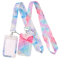 Colorful Lanyard For Keys Chain credit Card Cover Pass Mobile Phone Charm Badge Holder Key Ring Neck Straps Accessories
