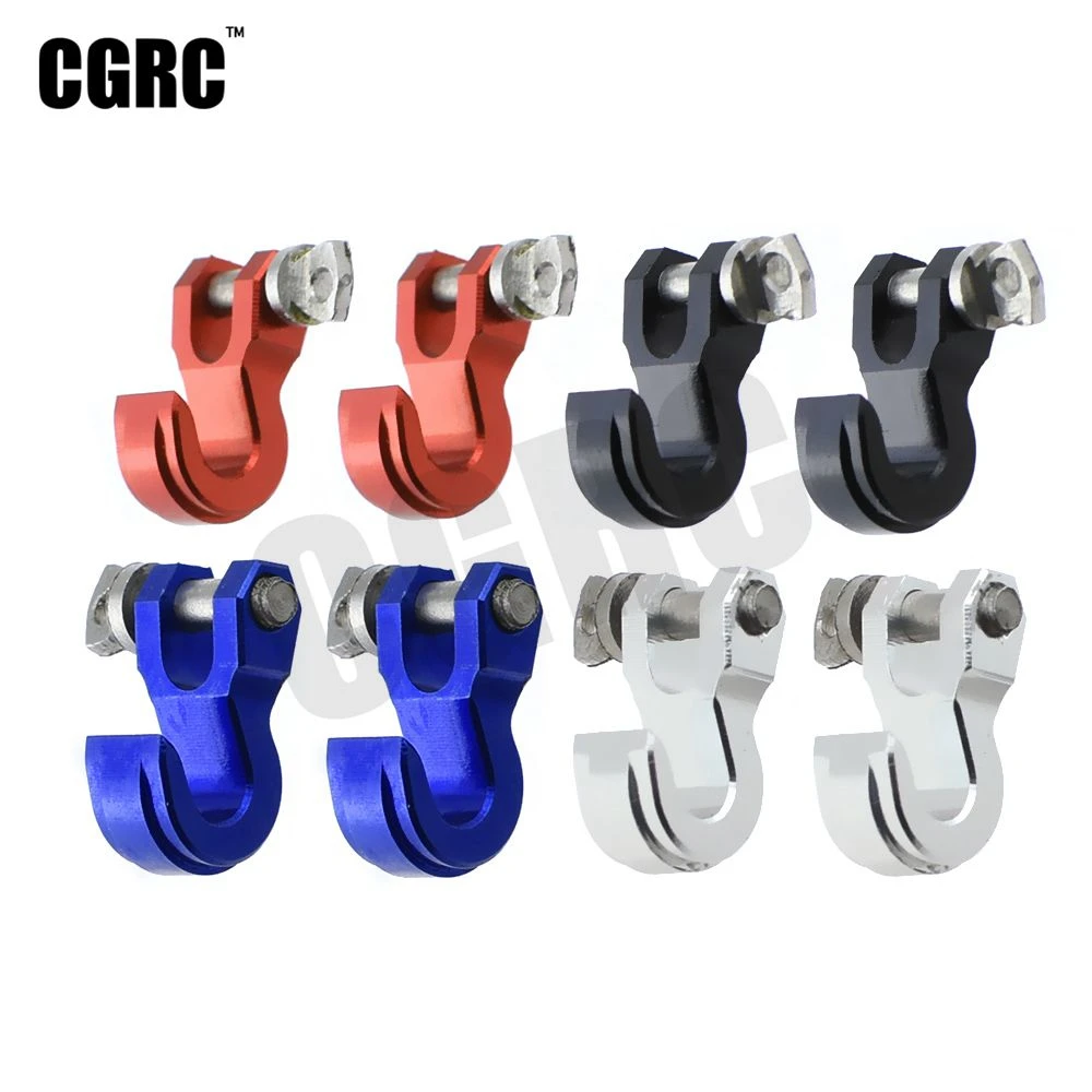 1 пара металлический сплав с ЧПУ Пряжка для прицепа буксирный крюк украшение 1/10 RC