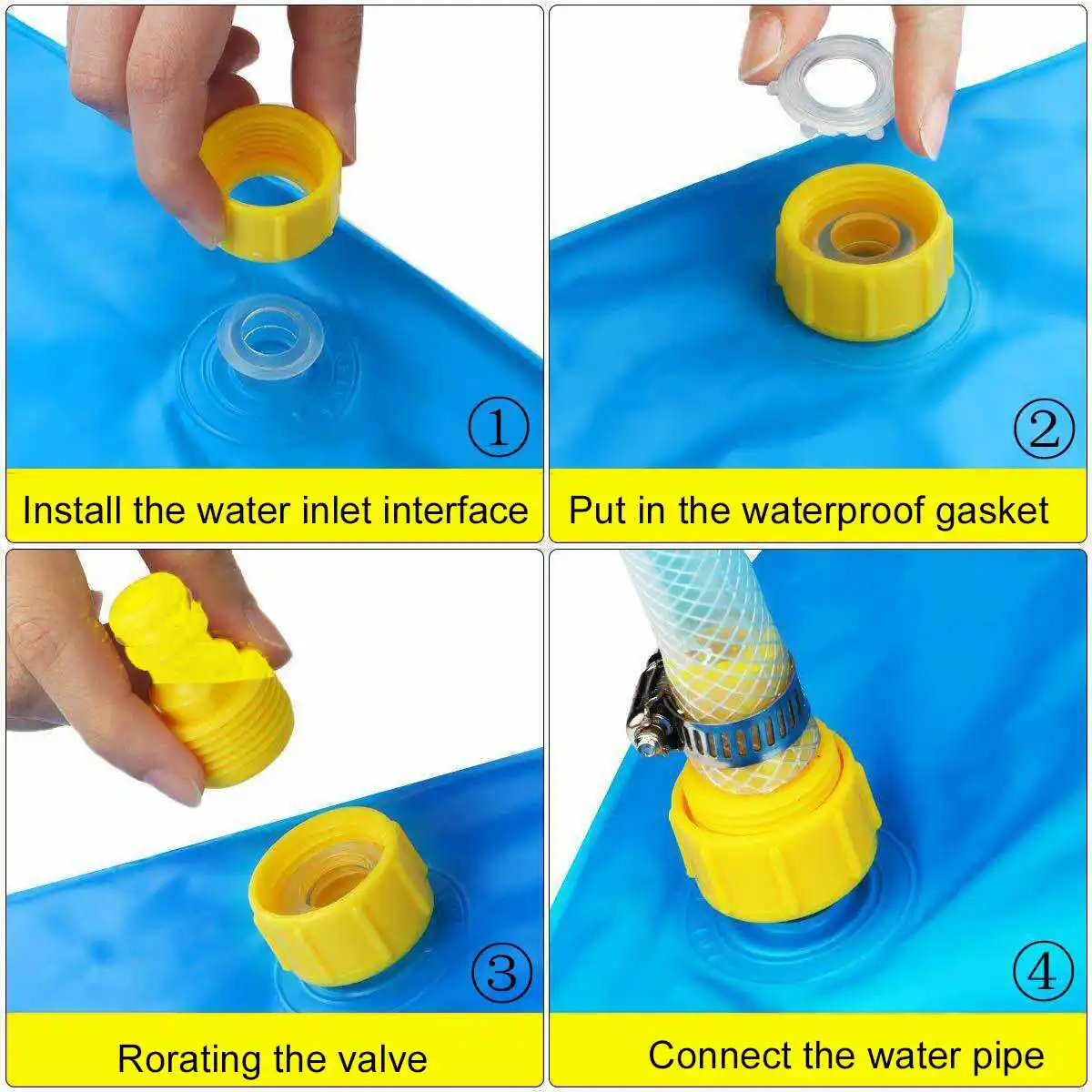 

170 cm Outdoor Tub Swiming Pool Toy Inflatable Spray Water Cushion Summer Kids Water Play Mat Lawn Games Pad Sprinkler Play Toys