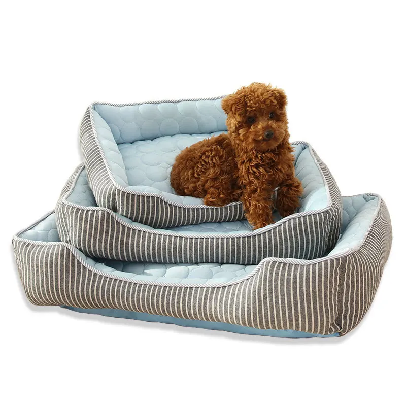 

Soft Dog Bed Summer Pet Cool Feeling Nest Cat Deep Sleep Cooling Pad Supplies Dog Beds Products Accessories Dropshipping Center