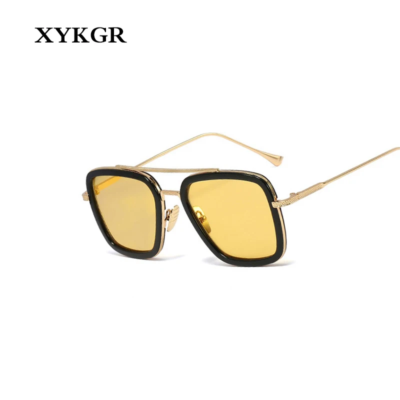 XYKGR2019 модная коробка солнцезащитные очки женские брендовые дизайнерские черные