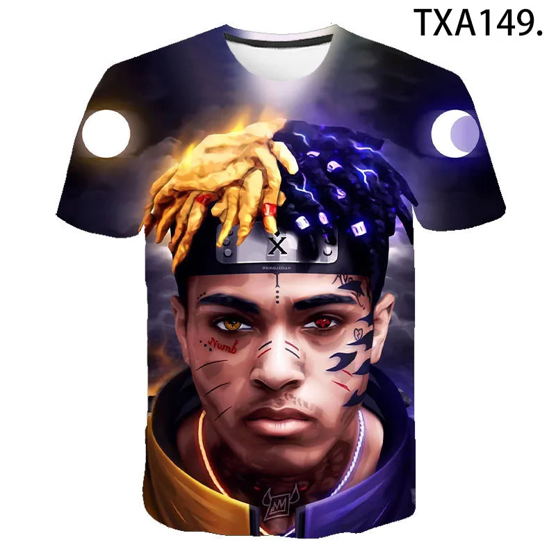 Новинка 2020 летняя 3D футболка Xxxtentacion для мужчин и женщин модная уличная одежда