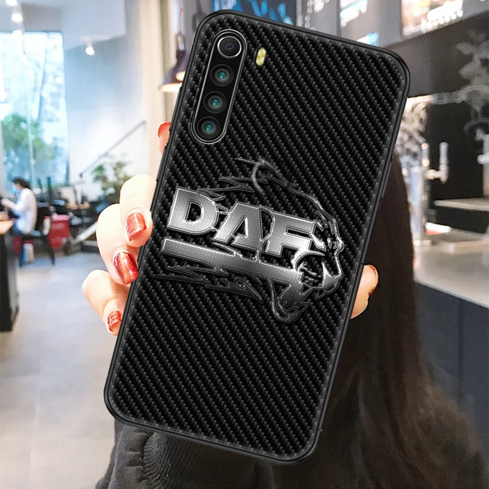 Чехол для телефона с логотипом DAF Truck Xiaomi Redmi Note 7 7A 8 8T 9 9A 9S 10 K30 Pro ультраматовый