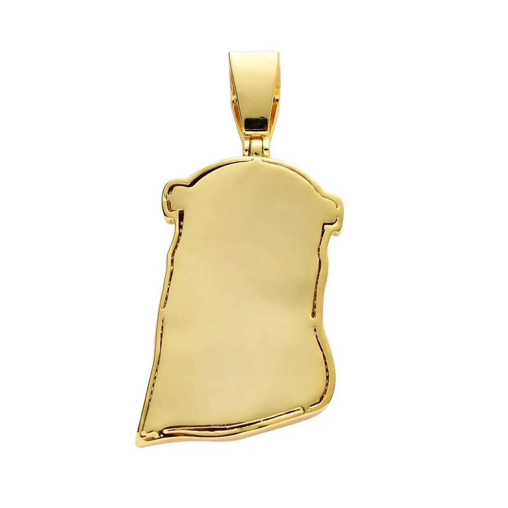 Iced Out Jesus Corolla Big Pendant Mens Hip Hop Necklace With Chain Fashion CZ Stone Necklace For Man Women Gift
