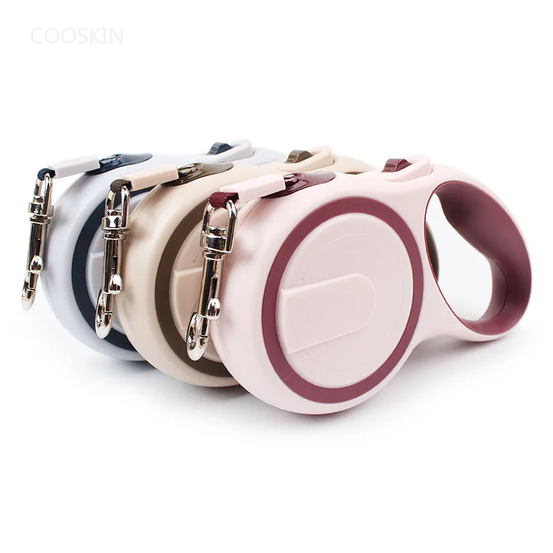 

3M/5M Nylon Automatic Retractable Dog Leash Adjustable Pet Walking Training Extending Traction Rope Leash For Pet Dog