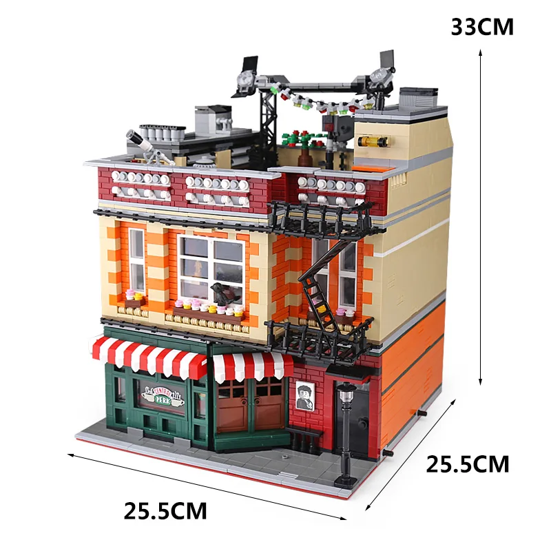 

10189 Central Perk Theory modular Compatible MOC-34463 Lepinblocks Streetview 21319 Building Blocks Bricks Toys Gift DIY