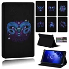 Чехол для Alcatel 3T 8Alcatel 3T 10Alcatel 1T 7Alcatel 1T 10Alcatel A3 10 серия Зодиак кожаный с подставкой и ручкой