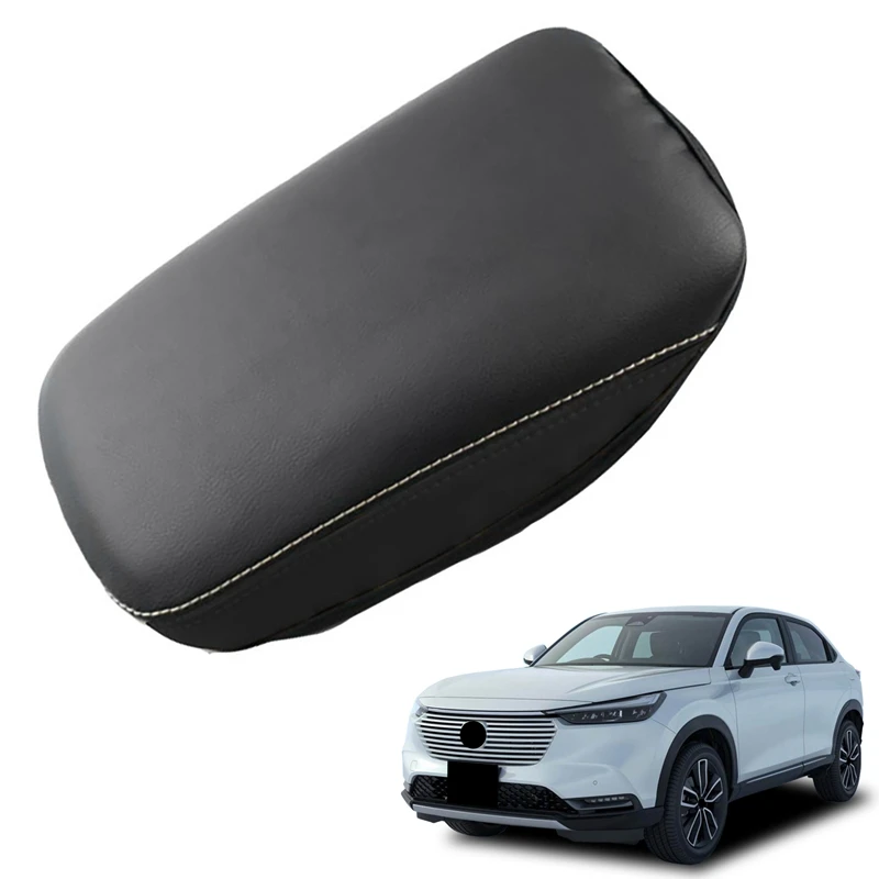 

Car Center Console Lid Armrest Box Leather Protective Cover Cushion Pad for Honda HRV HR-V Vezel 2021 2022