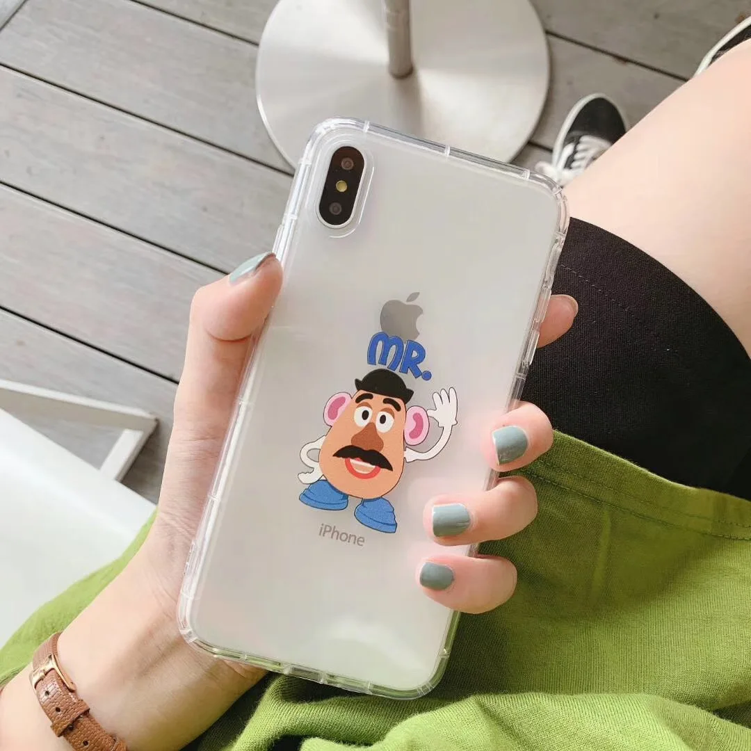 США аниме-игрушка история Mr. Potato головной телефон чехол для iPhone 11 Pro Max X XS Xr 7 8 6 6s Plus