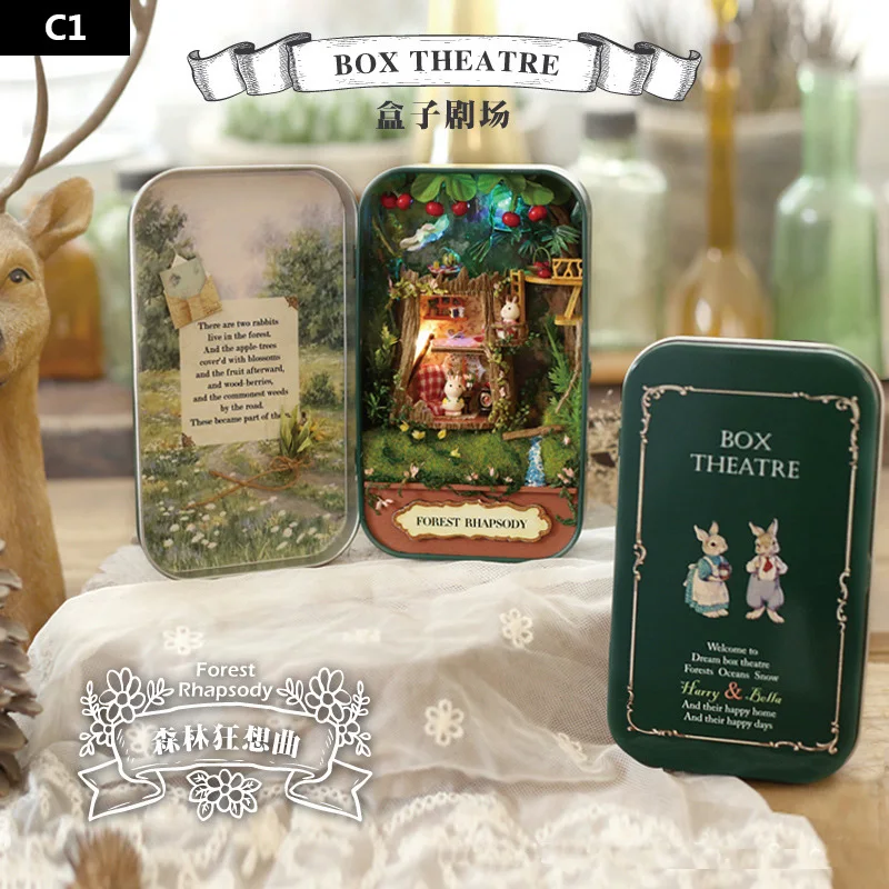 DIY коробка Кукольный домик модель миниатюрный кукольный сборные наборы 3D