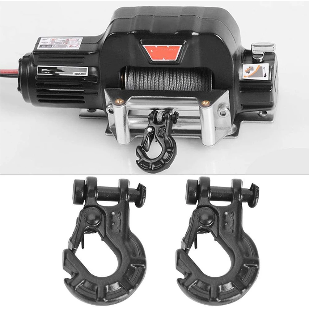 TCRC 2 шт. металлический крюк лебедки трейлера для 1/10 радиоуправляемая модель axial