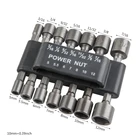 9 шт.14 шт. Шестигранная насадка для дрели торцевой отвертки набор гаечных ключей отвертки с хвостовиком втулка для гаечных ключей