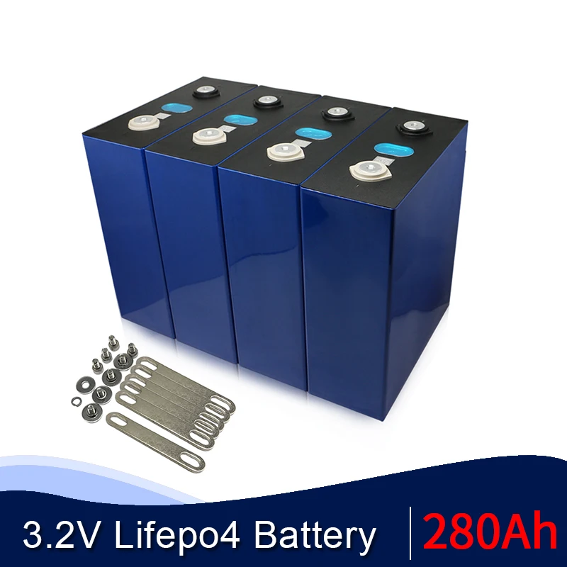 4 шт. 3 2 V 280Ah призматическая lifepo4 батарея DIY 12V 280AH аккумуляторная для E scooter RV система