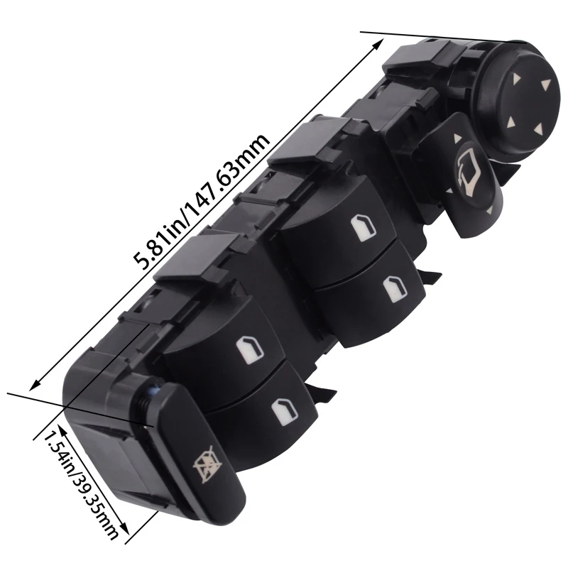 Переключатель Стеклоподъемника SPEEDWOW черная панель управления окном кнопка