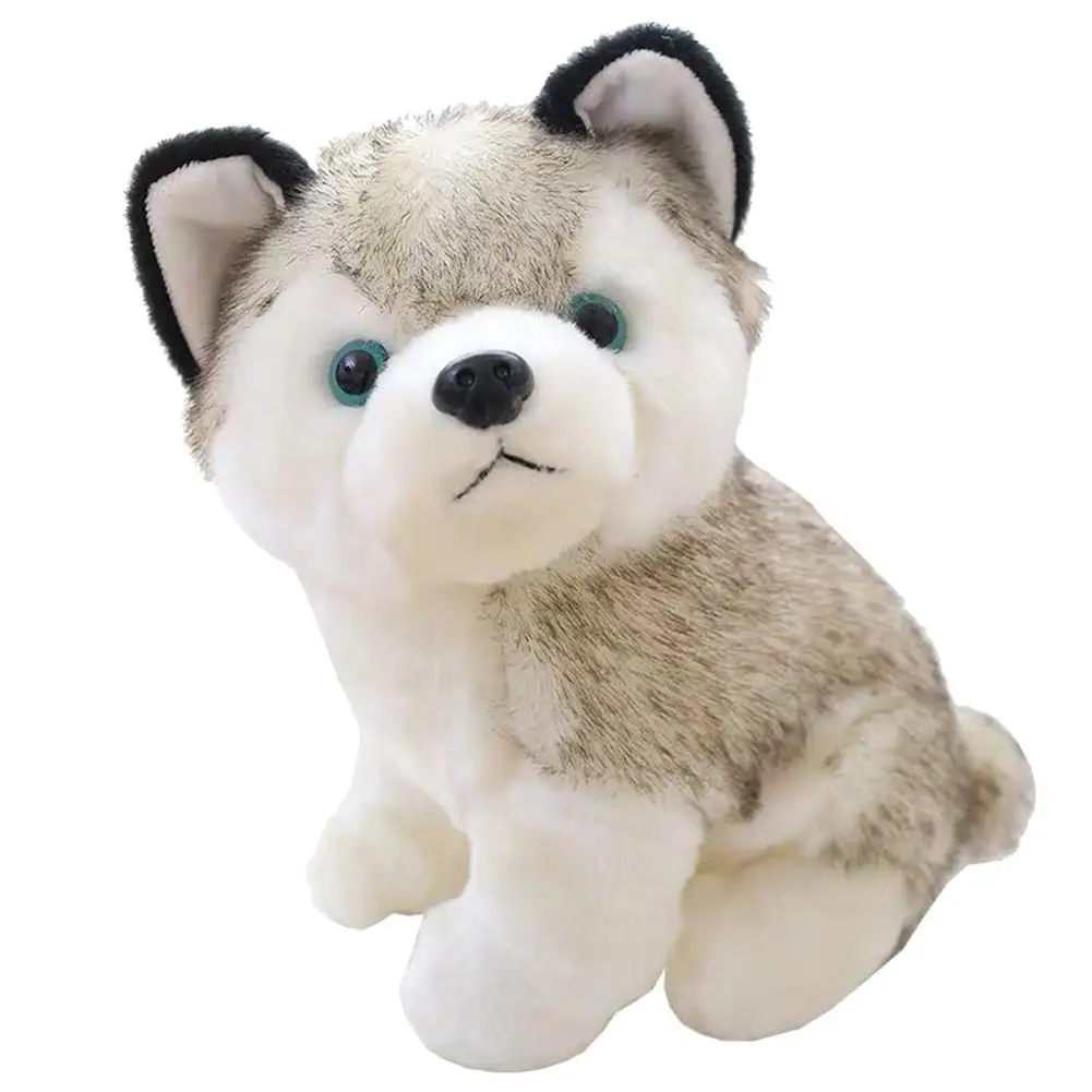 

Realistic Husky Dog Stuffed Toys Plush Animals Kids Children Soft Kawaii Wolf Pet Doll Cute Kids Birthday Toys For Girls Boys