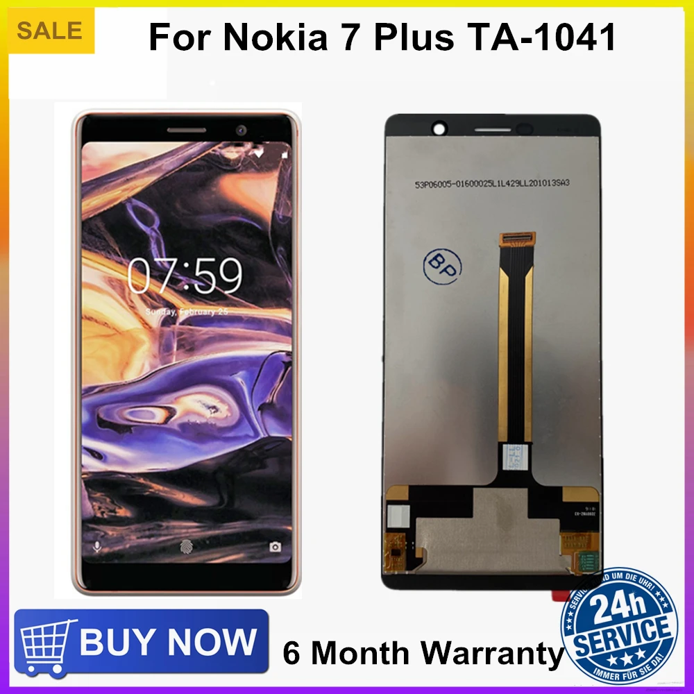 Оригинальный ЖК-дисплей IPS для Nokia 7 P 9P сенсорный экран дигитайзер в сборе Plus TA-1041