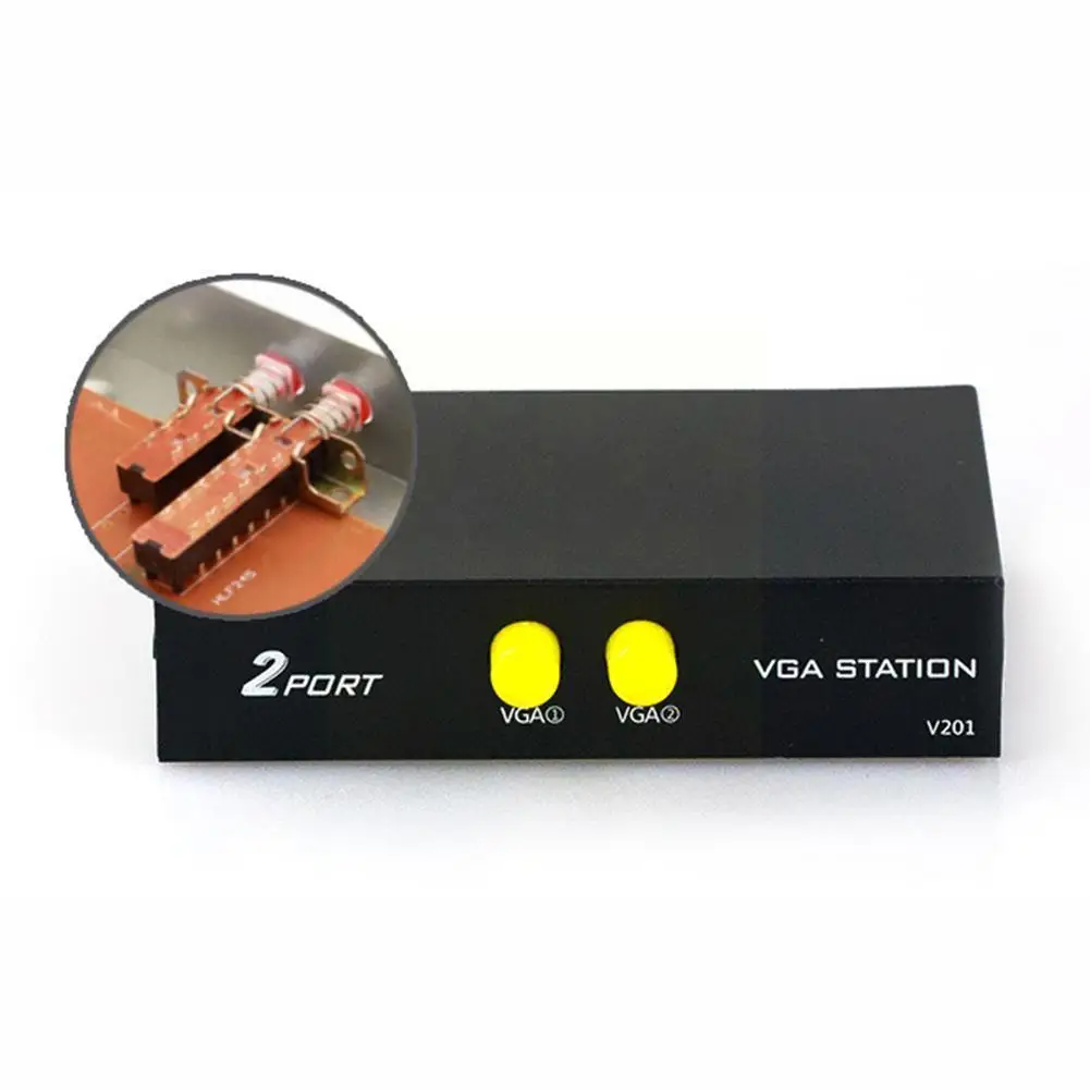 2 в 1 видеопереключатель VGA Q8D8 | Электроника
