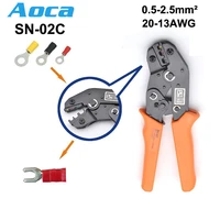 hs 30j25j40j 0 25 6mm2 23 10awg crimping pliers for insulated terminals and connectors sn 02c european brand tools
