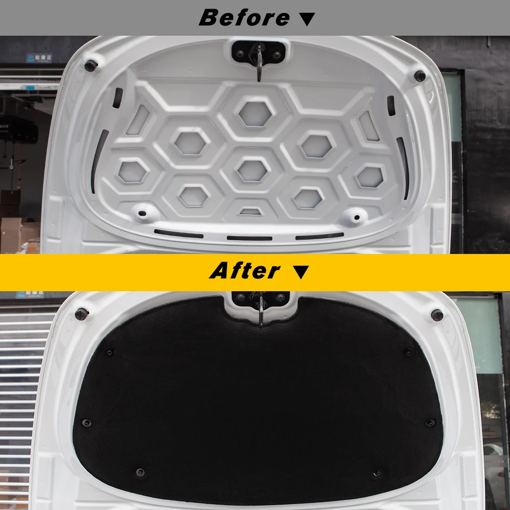 Передний багажник звукоизоляционный хлопок для Tesla Model 3 2022 аксессуары коврик