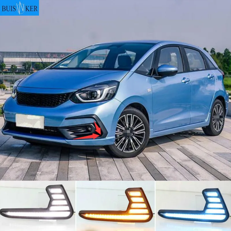 «Светодиодный дневные ходовые огни для Honda Jazz fit 2020 2021 ...