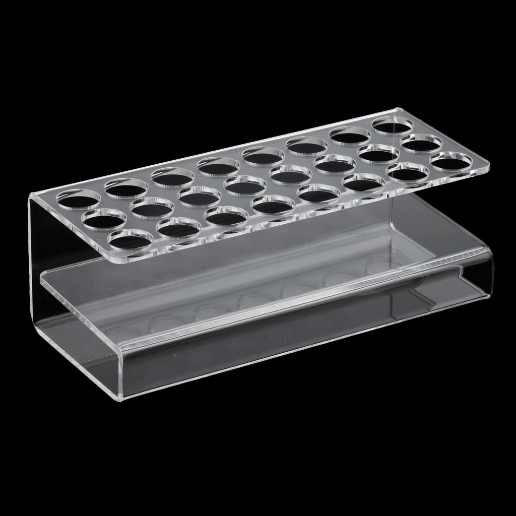 Акриловая подставка для губной помады 24 слота органайзер косметики стойка ручек