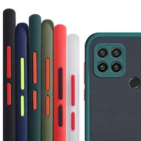 For Realme C21Y Case Realme C12 C15 C17 C20 C21Y C25Y C31 C35 C11 2021 Cover Shockproof TPU Matte Phone Back Case Realme C21Y