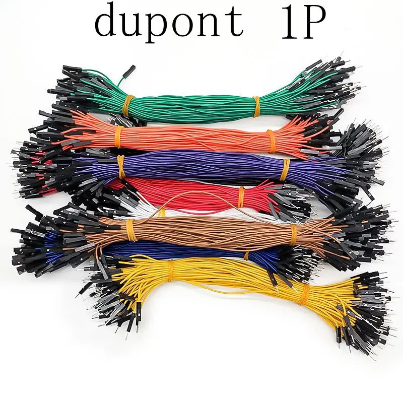 100 шт. 1P двойной кабель Dupont 2 54 штекер-штекер гнездо-гнездо штекер-гнездо провод