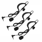 3 шт. наушники с креплением на ушной крючок 3,5 мм порт гарнитура для Vnetphone V4 V6 FBIM мотоцикл ФУТБОЛ рефери Bluetooth домофон