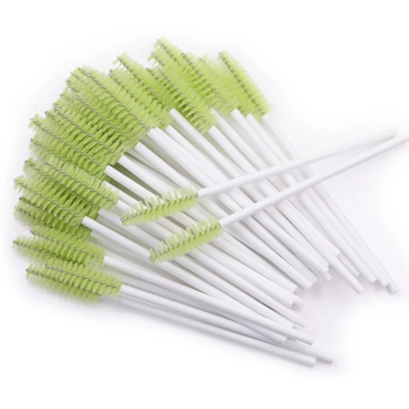 

50Pcs/Pack Disposable Eyelash Brushes Eye Lashes Cosmetic Brush Mascara Wands Eyelashes Extension Spoolers Makeup Tools