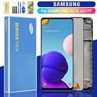 100% Оригинальный ЖК-дисплей для Samsung Galaxy A21s A217, ЖК-дисплей с сенсорным экраном, дигитайзер в сборе для Galaxy A21s, A217, A217F, A217FDS