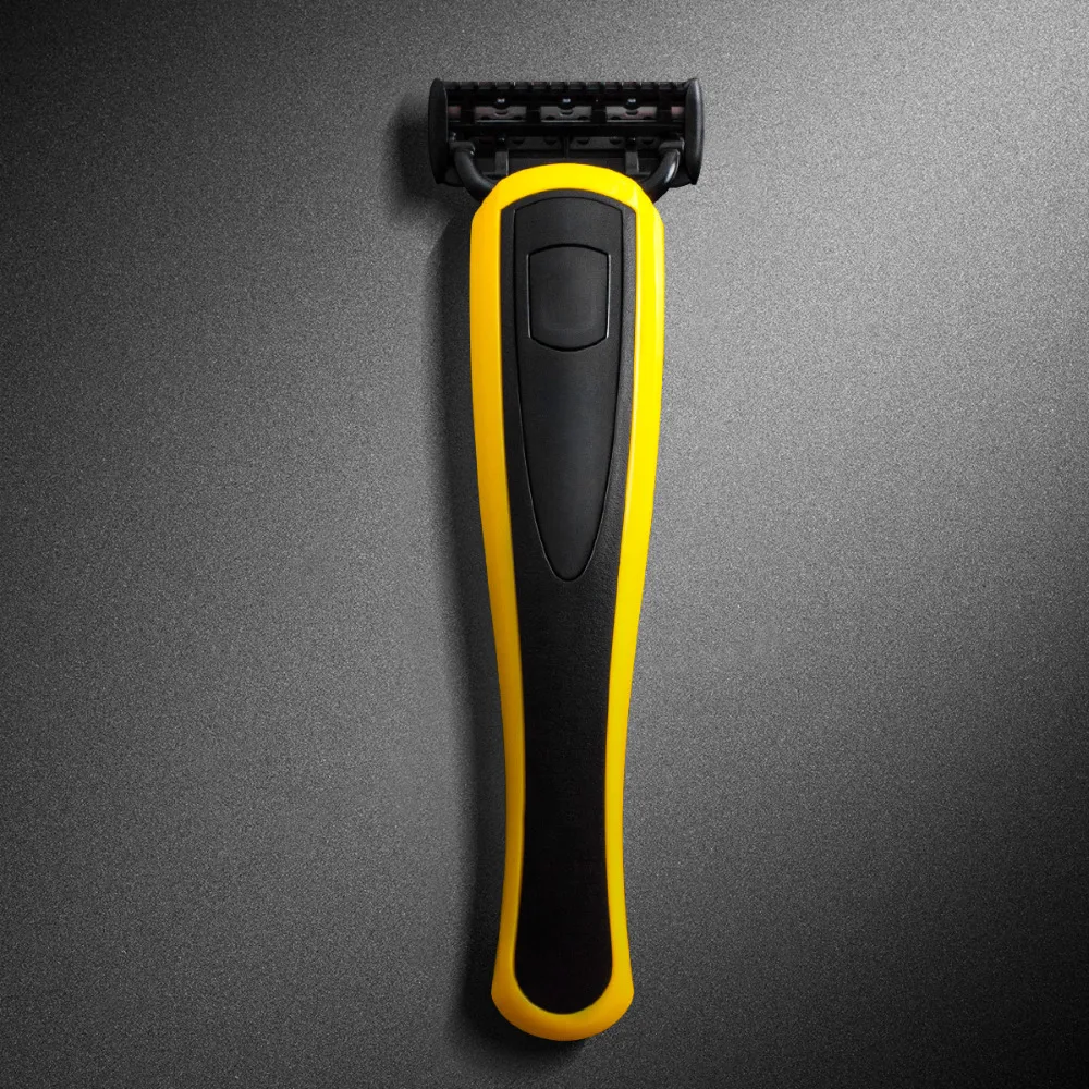 QShave, Желтая серия, ручная бритва, американское лезвие, Мужская бритва для бритья, крутая бритва, подставка, как выбор, это для мужчины, отца, подарок на день Святого Валентина