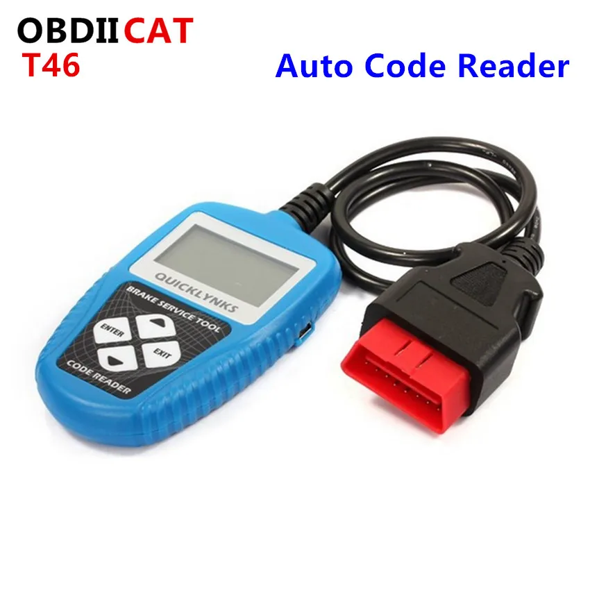 Original JOBD Auto Code Reader T46 Update Online Compliant With OBDII 16PIN US European And Asian vehicles OBD2 Code Scanner