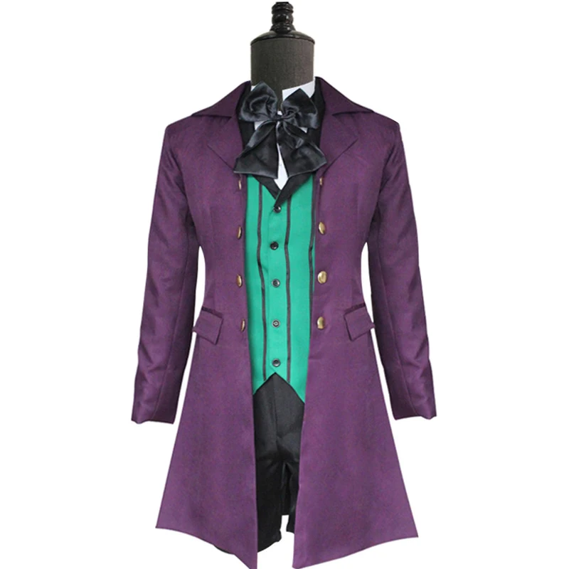 Новинка Алоис транци косплей черный Батлер персонаж Униформа костюм для