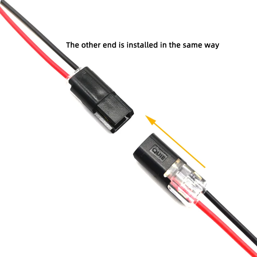 Pluggable Fio Conector de Emenda Rápida Cabo Elétrico Terminais de Friso para Fios de Fiação 22-20awg Led Conector do Carro 1020 Peças 2pin