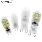 3 шт.лот Светодиодная лампа G4 G9 AC 220 В DC 12 В Светодиодная лампа 3 Вт мини SMD2835 прожектор для прожектора люстры освещение лампа Bombilla
