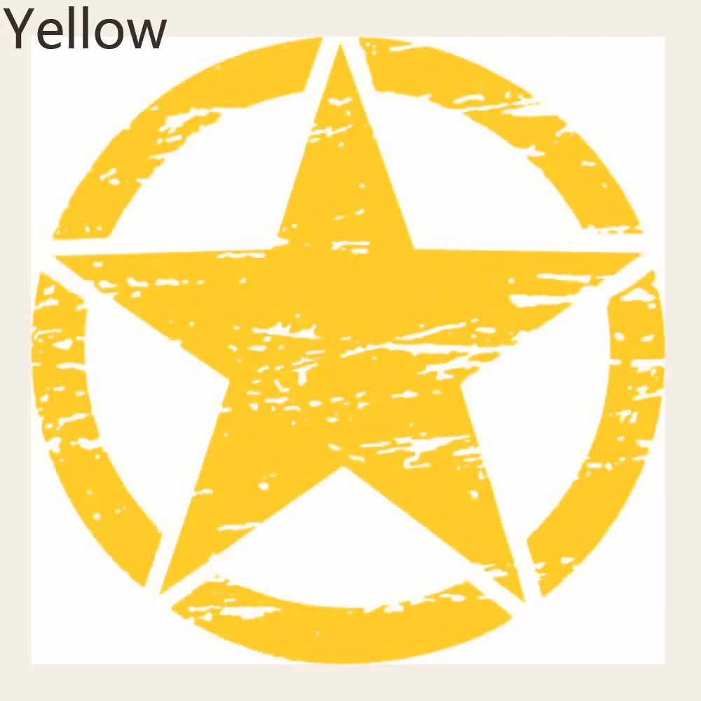 Автомобильная Военная армейская звезда капота Виниловая наклейка для