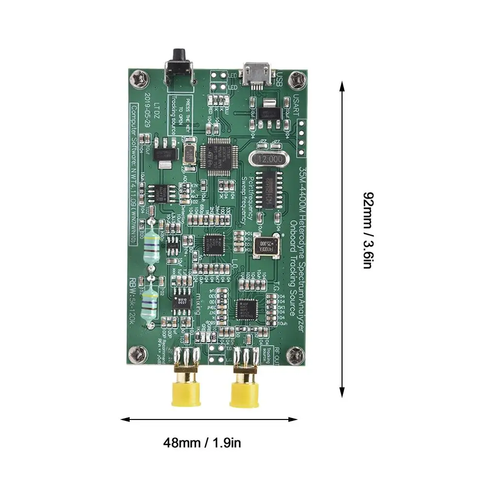 LTDZ_35-4400M анализатор спектра USB источника сигнала инструмент анализа передаточная